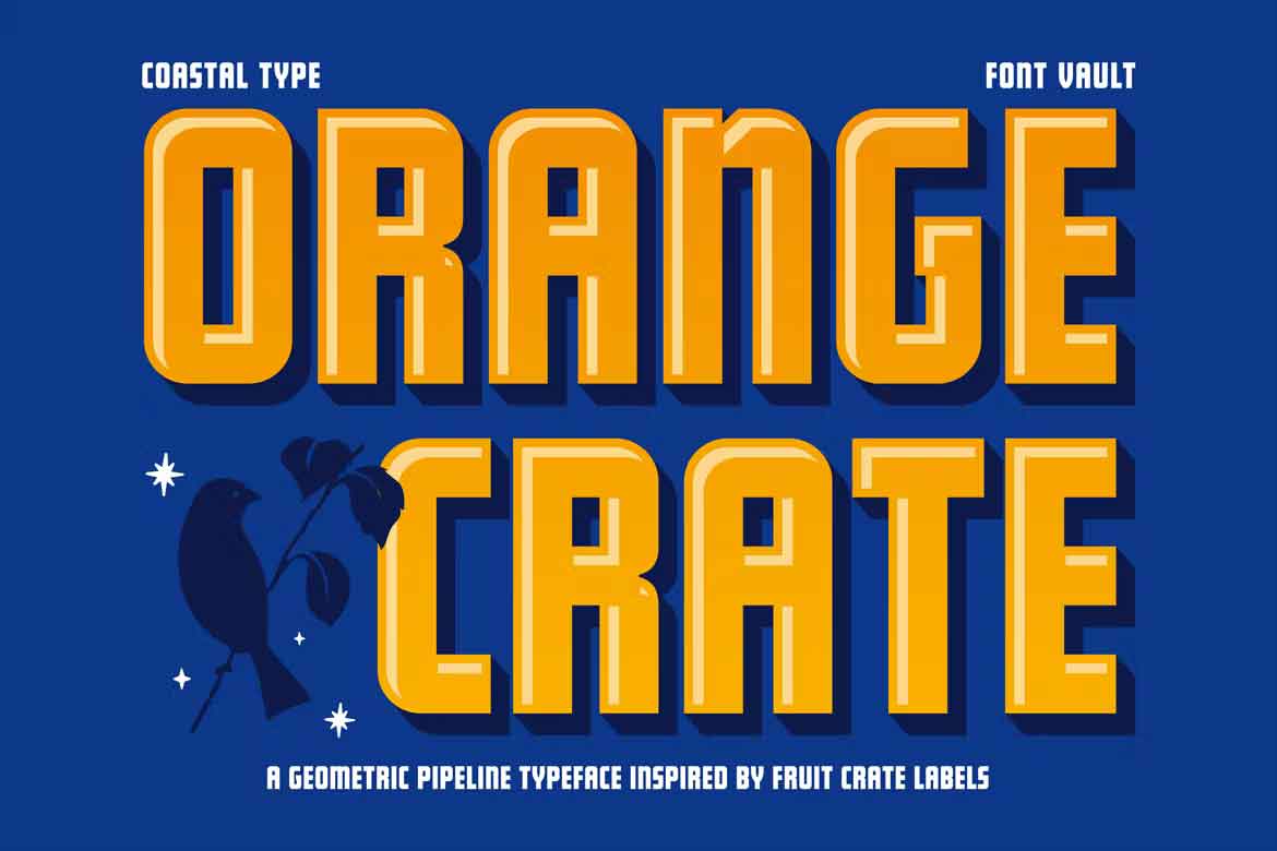 Font Orange Crate
